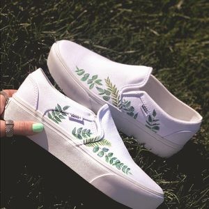 Handpainted custom vans